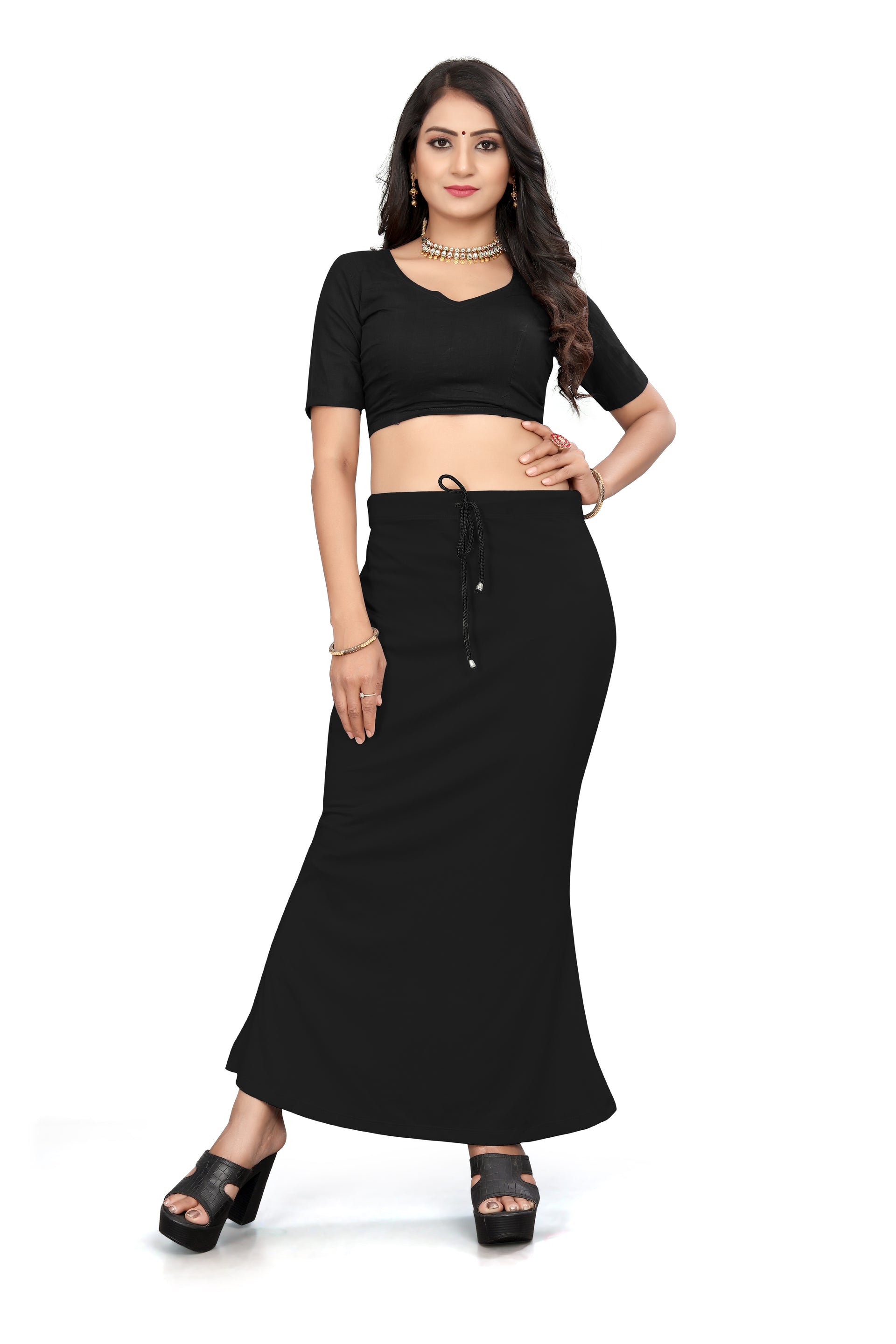 Women Saree Shapewear With Side Slits