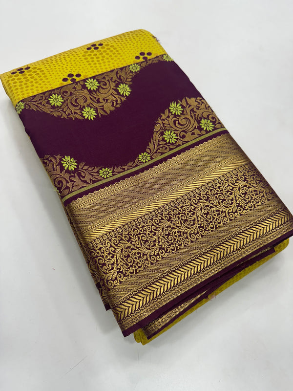 Bridal silk saree