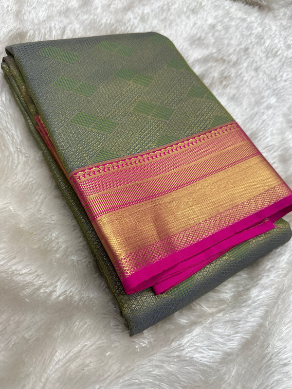 Bridal silk saree