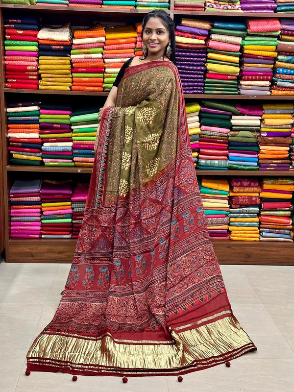 Impressive Gajgi Silk Saree