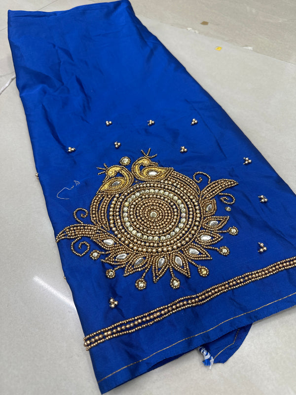 Aari Work Blouse Fabric Rich Design with Less price-499/-