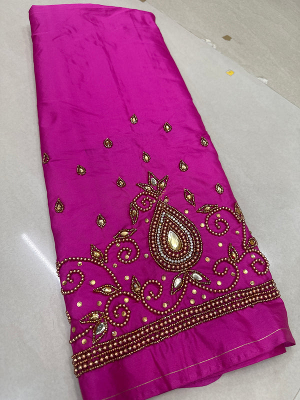 Aari Work Blouse Fabric Rich Design with Less price-499/-