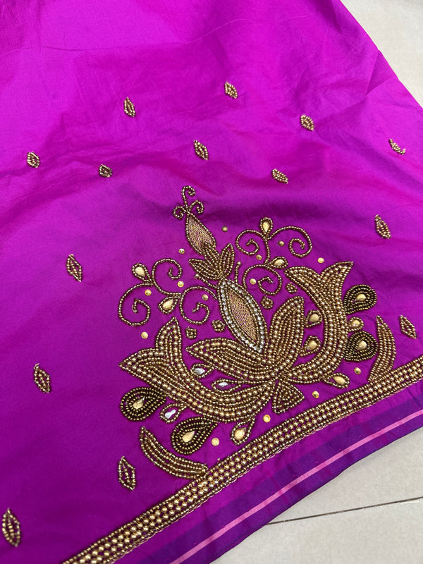 Aari Work Blouse Fabric Rich Design with Less price-499/-