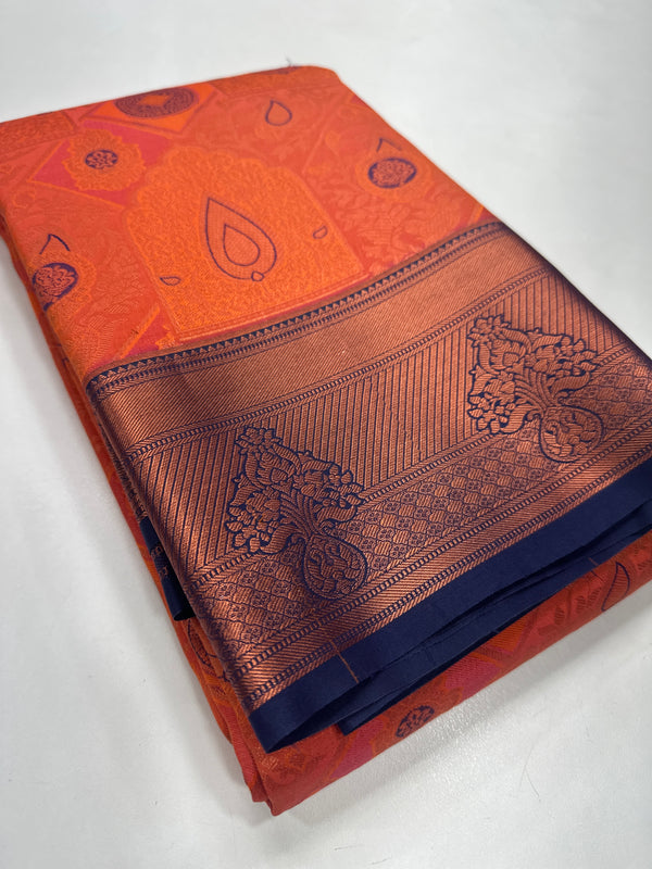 Bridal silk saree