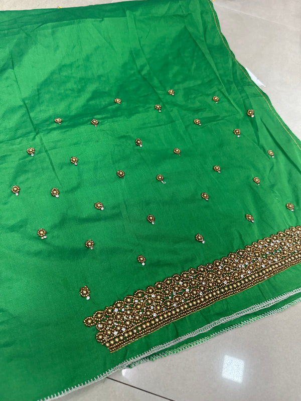 Aari Work Blouse Fabric Rich Design with Less price-499/-