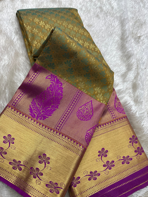 Bridal silk saree