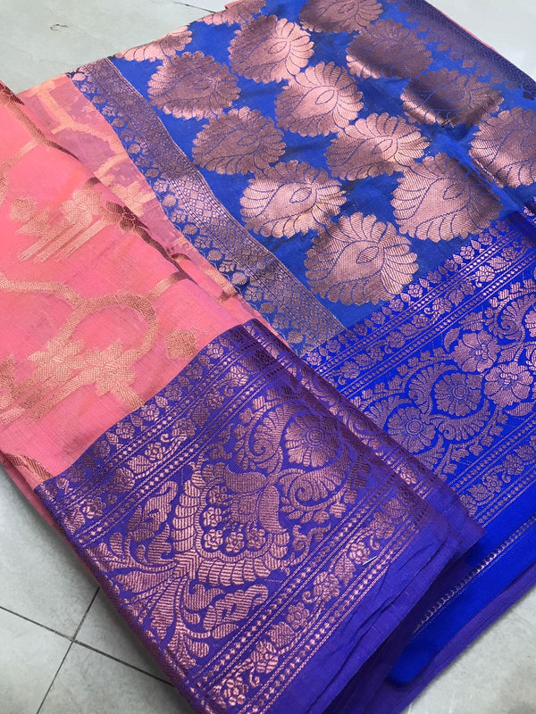 Kora masly Saree