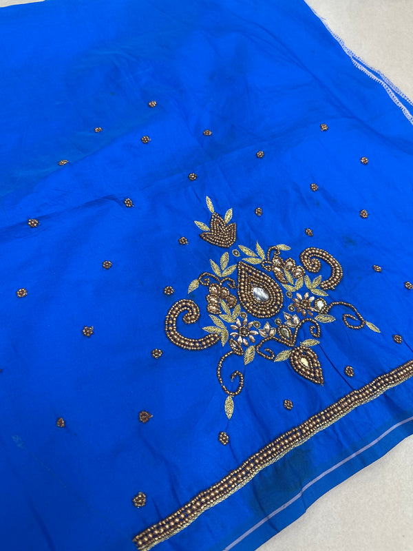 Aari Work Blouse Fabric Rich Design with Less price-499/-