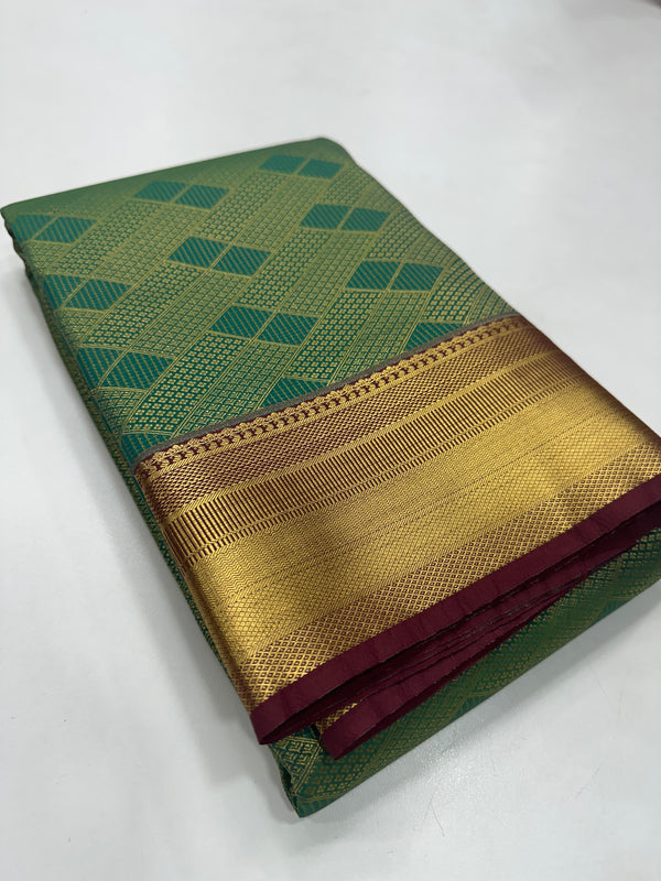 Bridal silk saree