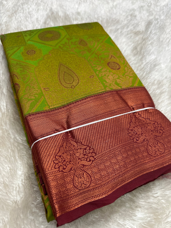 Bridal silk saree