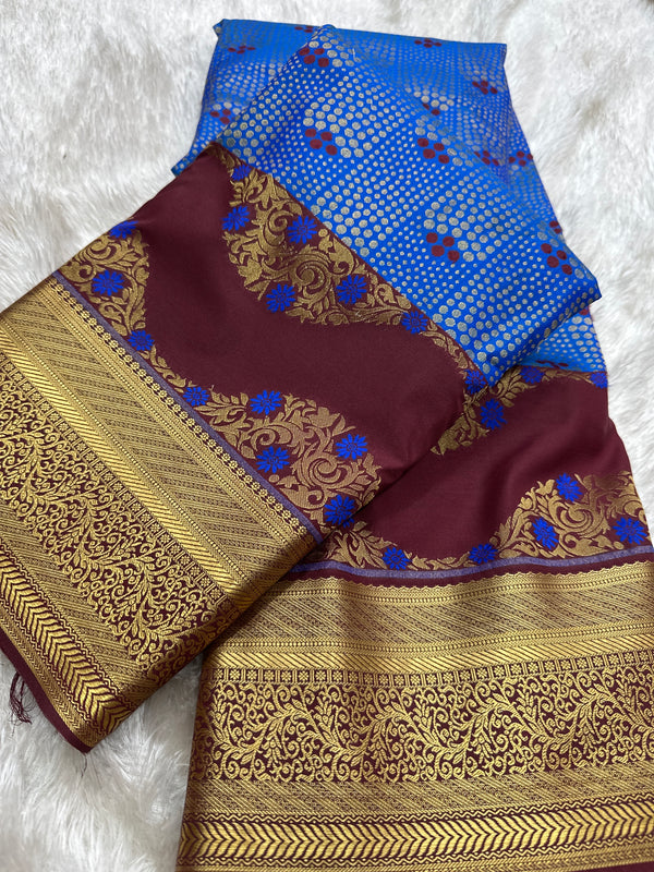 Bridal silk saree