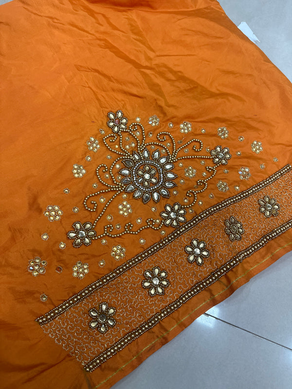 (Copy) Aari Work Blouse Fabric Rich Design with Less price-499/-