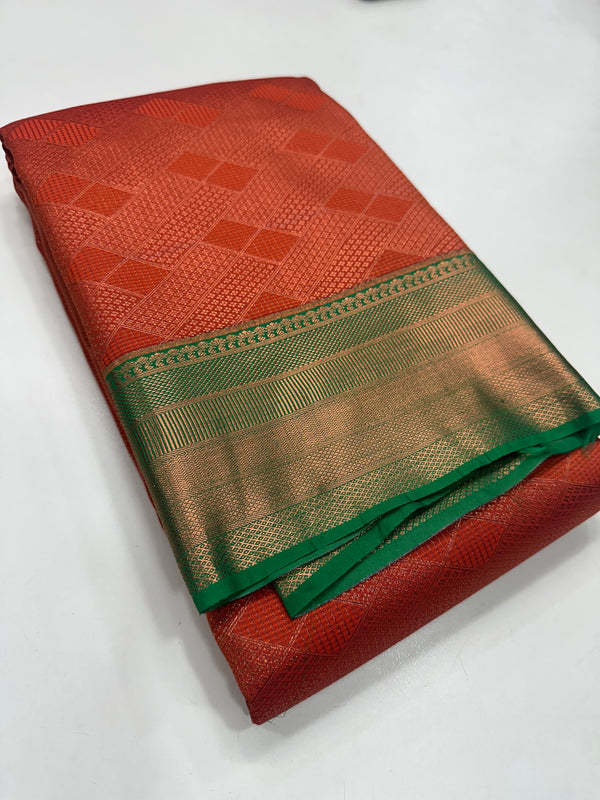 Bridal silk saree