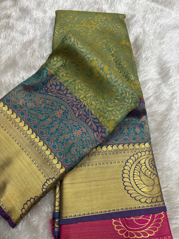 Bridal silk saree