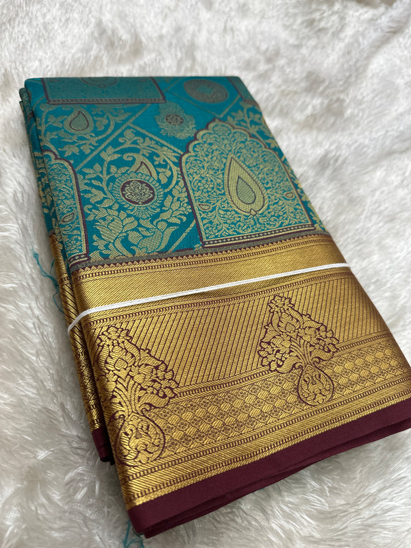 Bridal silk saree