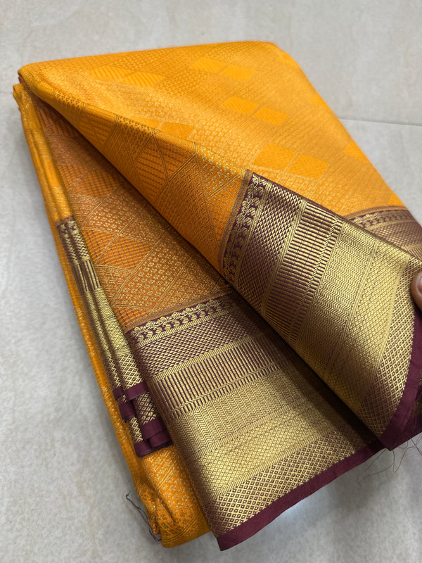 Bridal silk saree