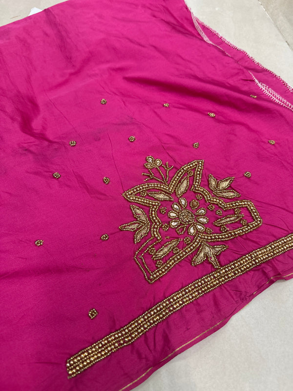 Aari Work Blouse Fabric Rich Design with Less price-499/-