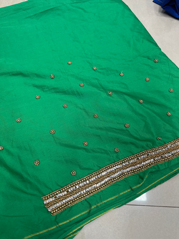 Aari Work Blouse Fabric Rich Design with Less price-499/-