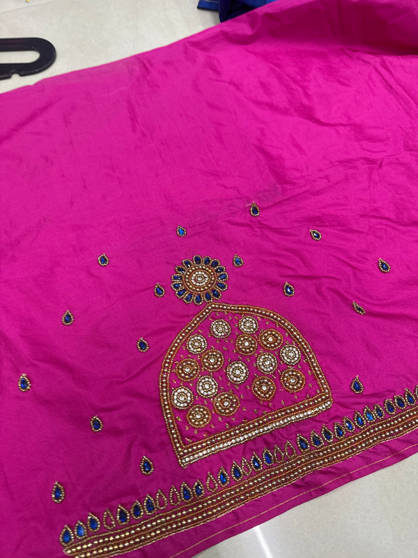 Aari Work Blouse Fabric Rich Design with Less price-499/-