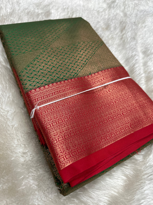 Bridal silk saree