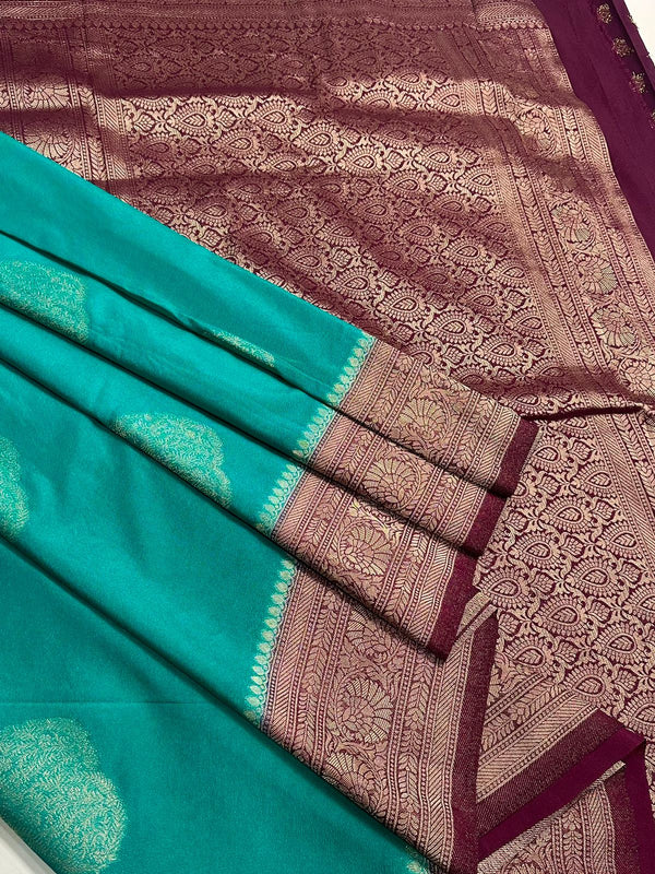 COPPER GEORGETTE SAREE