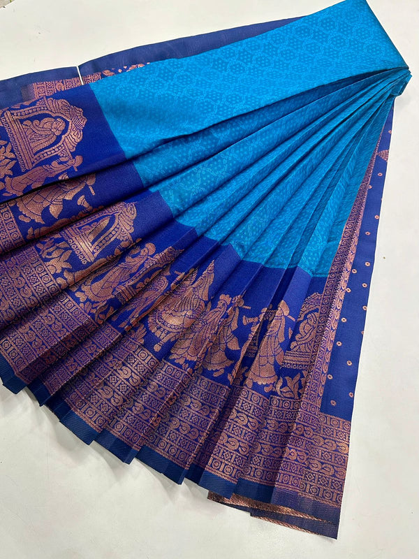 EMBOSSED PALLAKU SAREE