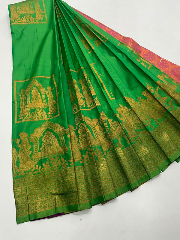 COPPER PALLAKU SAREE