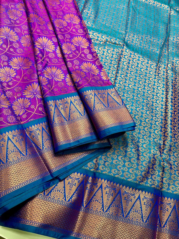 KANCHIPURAM BRIDAL SILK SAREE