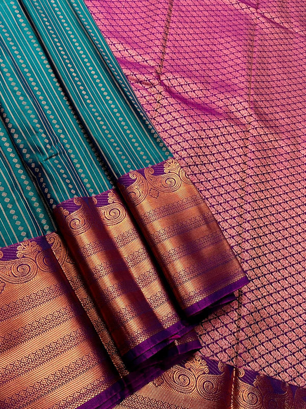 KANCHIPURAM BRIDAL SILK SAREE