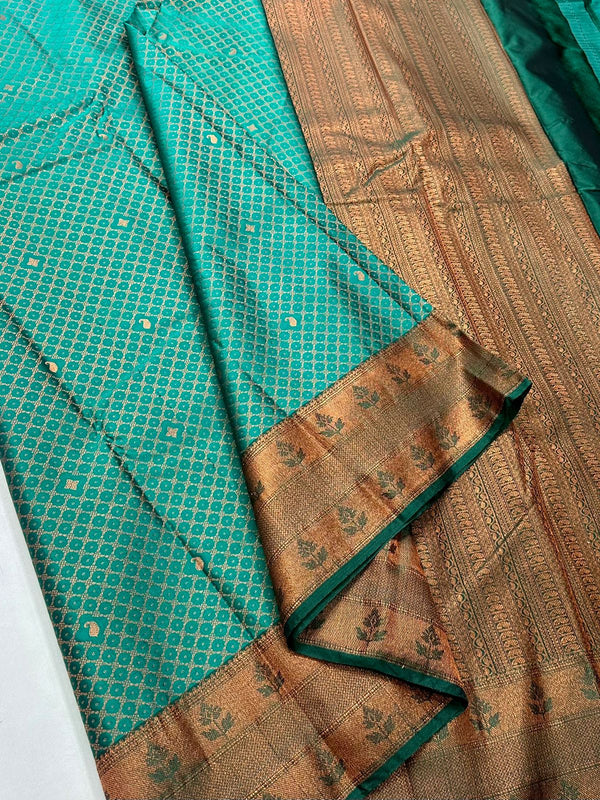 KANCHIPURAM BRIDAL SILK SAREE