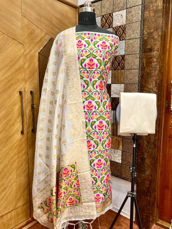 Jamdani Suit -Salwar material