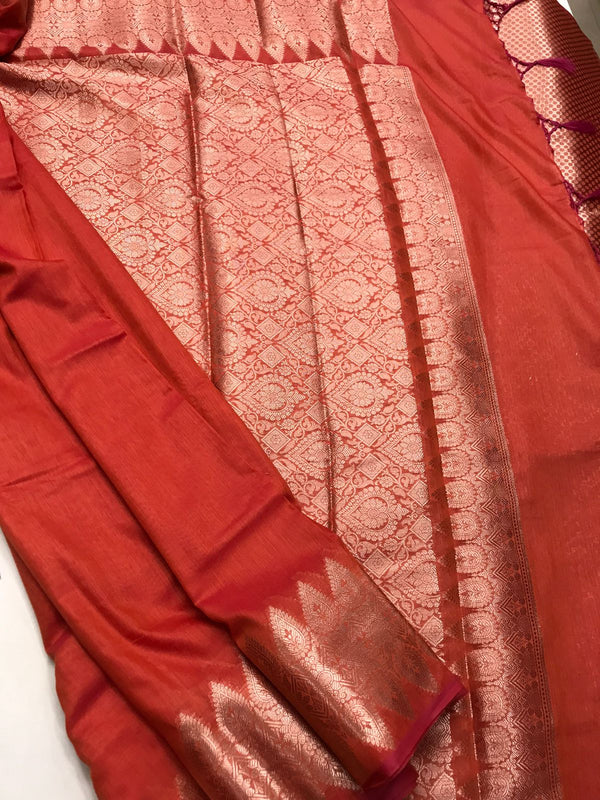 Banarasi soft silk saree