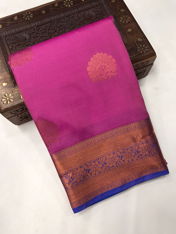 BRIDAL SOFT SILK SAREE WITH RICH PALLU