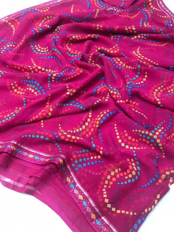 Amazing gergeotte Silk Saree