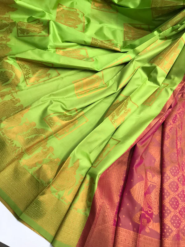 Phenomenal Pallaku Silk Saree